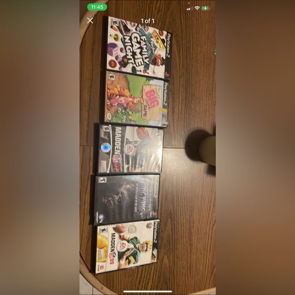 Play station 2 games.